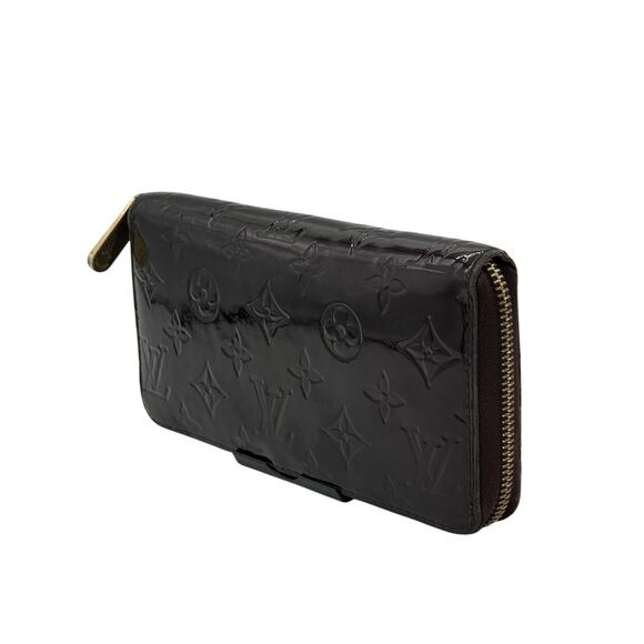 LOUIS VUITTON Merlot Monogram Patton Leather Zip Continental Wallet*purple EUC - Picture 4 of 15